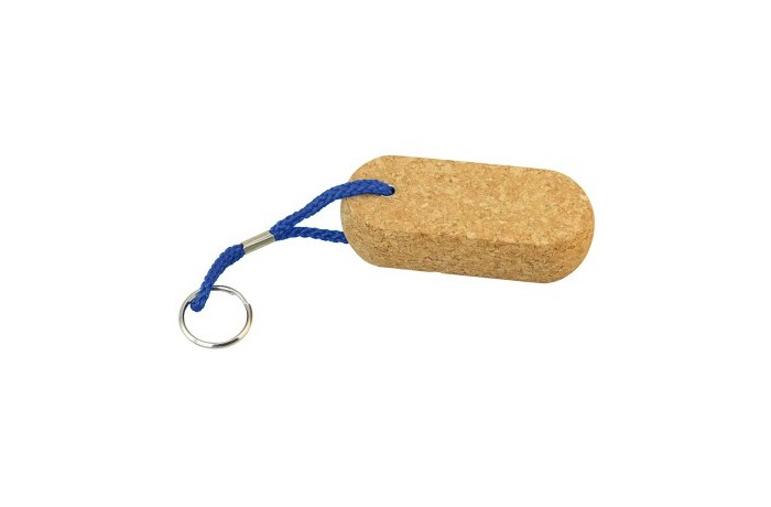 Floating oval key ring