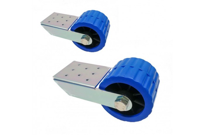 Rollers for boat trailer