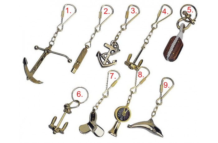 Brass key rings