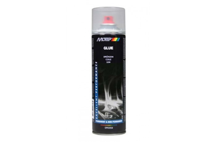 Sprayable glue MOTIP