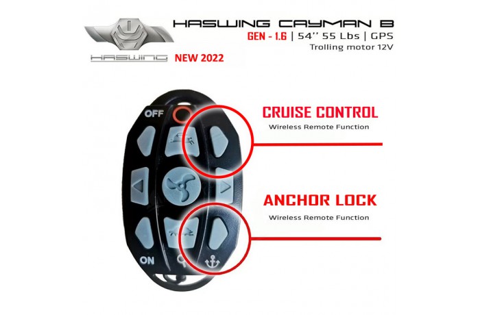 Haswing Cayman B55 GPS GEN1.6 Electric Boat Motor