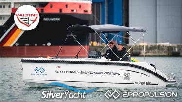 SilverYacht 555 powered by ePropulsion Navy 6 EVO