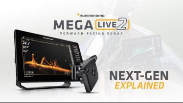 Humminbird Mega Live 2 sonaras 